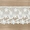 VL 6631 White Wide Venice Lace Trim Flower and leaves , 4” (102 mm) x 2 yards. perfect for DIY crafting, sewing